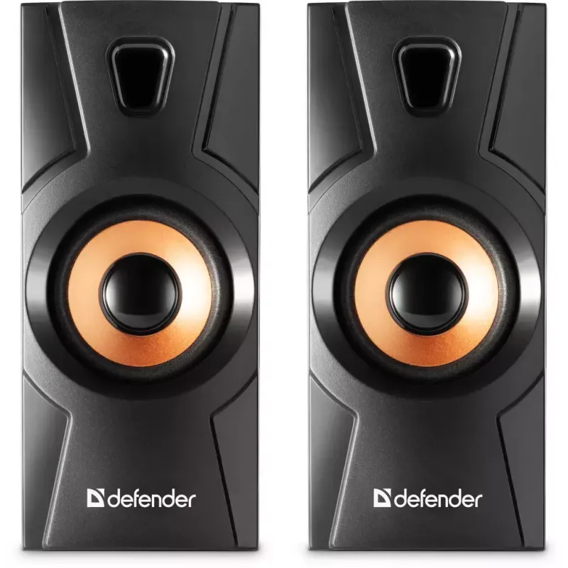 Laidiniai staliniai garsiakalbiai DEFENDER Aurora S8 — 2.0, 8 W RMS, USB maitinimas, 3,5 mm, juodi