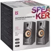 Laidiniai staliniai garsiakalbiai DEFENDER Aurora S8 — 2.0, 8 W RMS, USB maitinimas, 3,5 mm, juodi