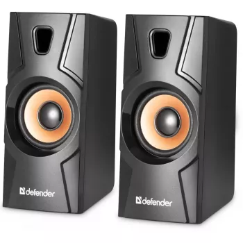 Laidiniai staliniai garsiakalbiai DEFENDER Aurora S8 — 2.0, 8 W RMS, USB maitinimas, 3,5 mm, juodi