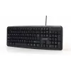 GEMBIRD KB-U-103 Standard - klaviatūra - Cored USB - Juoda - Qwerty US/Int'l