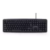 GEMBIRD KB-U-103 Standard - klaviatūra - Cored USB - Juoda - Qwerty US/Int'l