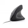 GEMBIRD optinė pelė MUS-ERGO-01 - ergonominė 6 mygtukų, ratukas, USB, juoda