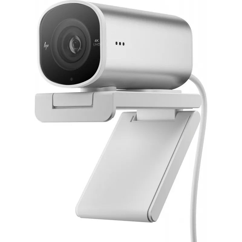 HP 960 4K srautinio transliavimo internetinė kamera, 8 MP, 3840 x 2160 pikselių, 4K Ultra HD, 30 kadrų per sekundę, 5x, Namams