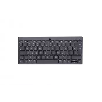 HP 350 kompaktiška kelių įrenginių „Bluetooth“ klaviatūra, belaidė, „Bluetooth“, mechaninė, QWERTY, juoda