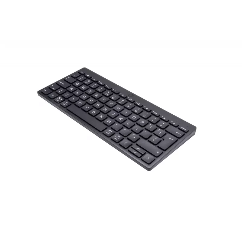 HP 350 kompaktiška kelių įrenginių „Bluetooth“ klaviatūra, belaidė, „Bluetooth“, mechaninė, QWERTY, juoda