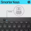 HP 350 kompaktiška kelių įrenginių „Bluetooth“ klaviatūra, belaidė, „Bluetooth“, mechaninė, QWERTY, juoda
