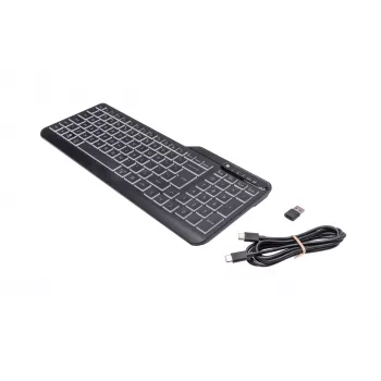 HP 400 apšviesta laidinė klaviatūra, viso dydžio (100%), laidinė, USB, mechaninė, QWERTY, juoda