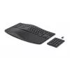HP 960 ergonomiška belaidė klaviatūra, pilno dydžio (100 %), belaidė, RF belaidė + Bluetooth, membraninė, QWERTY, juoda
