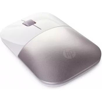 HP belaidė pelė Z3700 - balta/rožinė, abiem rankoms tinkama, RF belaidė, 1200 DPI, rožinė, balta