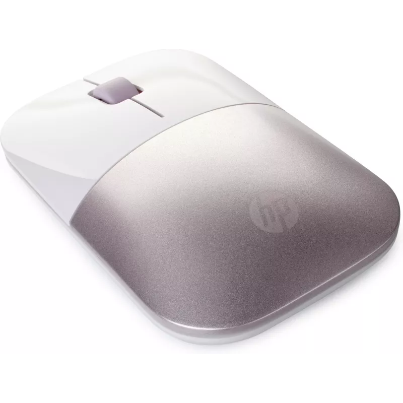 HP belaidė pelė Z3700 - balta/rožinė, abiem rankoms tinkama, RF belaidė, 1200 DPI, rožinė, balta