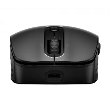 HP 690 Įkraunama belaidė pelė, abiem rankoms tinkama, Bluetooth, 4000 DPI, juoda