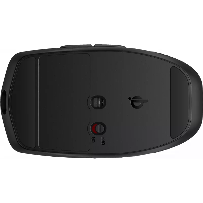 HP 690 Įkraunama belaidė pelė, abiem rankoms tinkama, Bluetooth, 4000 DPI, juoda
