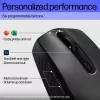 HP 690 Įkraunama belaidė pelė, abiem rankoms tinkama, Bluetooth, 4000 DPI, juoda