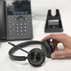 HP Poly Voyager 4320-M +USB-A į USB-C laidas +BT700 adapteris, belaidis, biuras/skambučių centras, 20 - 20000 Hz, 162 g, ausinės, juodos