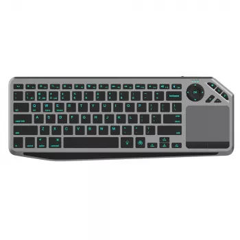 Techly ICTB9801TB klaviatūra Universali RF Belaidė + Bluetooth QWERTY JAV anglų Juoda