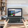 Techly ICTB9801TB klaviatūra Universali RF Belaidė + Bluetooth QWERTY JAV anglų Juoda