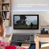 Techly ICTB9801TB klaviatūra Universali RF Belaidė + Bluetooth QWERTY JAV anglų Juoda