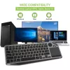 Techly ICTB9801TB klaviatūra Universali RF Belaidė + Bluetooth QWERTY JAV anglų Juoda