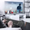 Techly ICTB9801TB klaviatūra Universali RF Belaidė + Bluetooth QWERTY JAV anglų Juoda