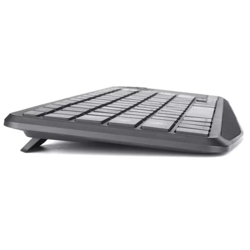 Techly ICTB9801TB klaviatūra Universali RF Belaidė + Bluetooth QWERTY JAV anglų Juoda