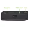 Techly ICTB9801TB klaviatūra Universali RF Belaidė + Bluetooth QWERTY JAV anglų Juoda