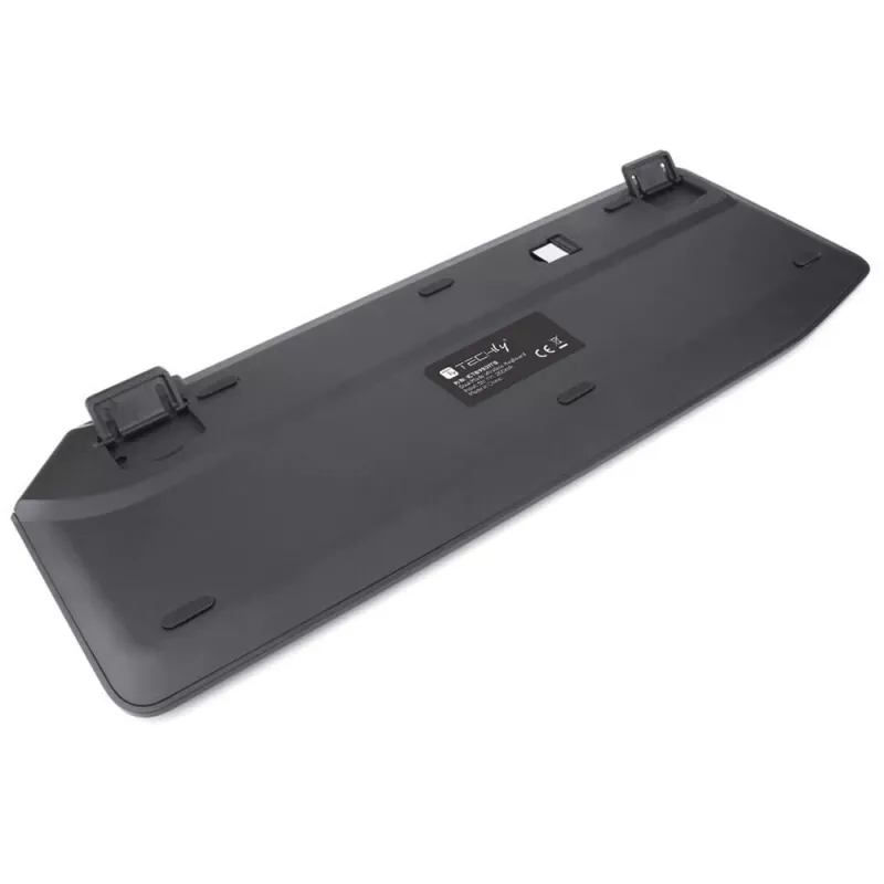 Techly ICTB9801TB klaviatūra Universali RF Belaidė + Bluetooth QWERTY JAV anglų Juoda