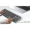 Techly ICTB9801TB klaviatūra Universali RF Belaidė + Bluetooth QWERTY JAV anglų Juoda