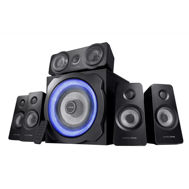 Trust GXT 658 Tytan 5.1 garsiakalbių sistema 90 W universali juoda 5.1 kanalų