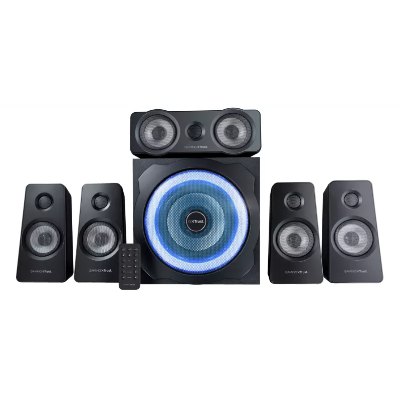 Trust GXT 658 Tytan 5.1 garsiakalbių sistema 90 W universali juoda 5.1 kanalų