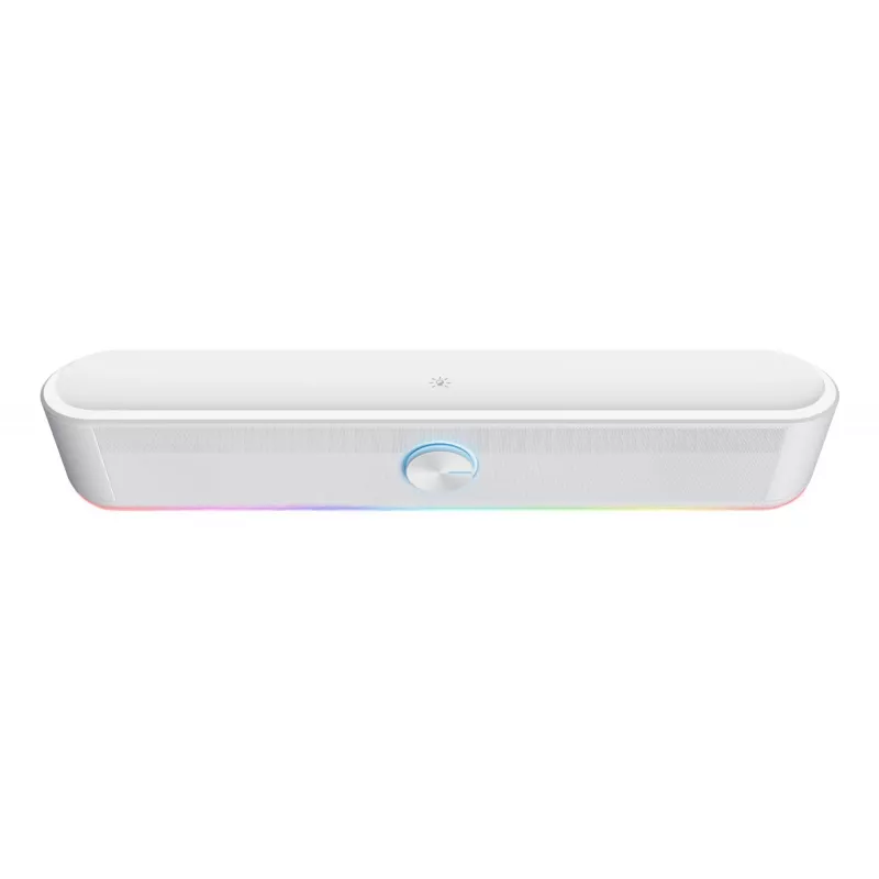 Trust RGB apšviesta garso juosta GXT 619W Thorne, 2.0 kanalai, 6 W, 12 W, 6 W, 10000 Ω, 4 Ω