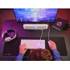 Trust RGB apšviesta garso juosta GXT 619W Thorne, 2.0 kanalai, 6 W, 12 W, 6 W, 10000 Ω, 4 Ω