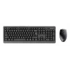 Belaidis klaviatūros ir pelės rinkinys TRUST Primo — pilno dydžio QWERTY US English klaviatūra, RF USB-A imtuvas, 1200 DPI optinė pelė, juoda