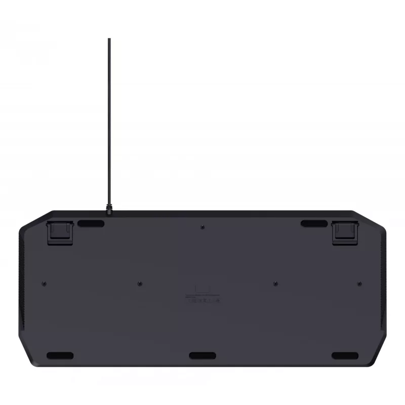 Laidinė žaidimų klaviatūra TRUST GXT 836 Evocx USB QWERTY US English, RGB apšvietimas, riešo atrama, 114 klavišų, 110% išdėstymas