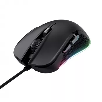 Trust GXT 922 YBAR pelė, skirta žaidimams, dešiniarankiams, USB Type-A, optinė, 7200 DPI