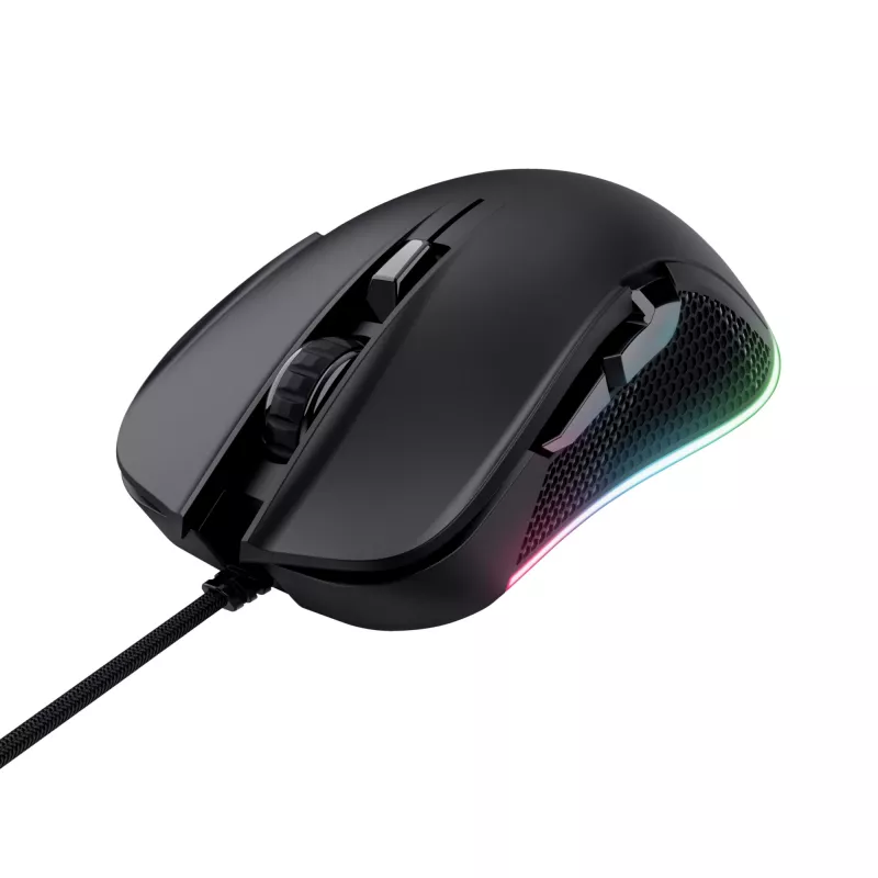 Trust GXT 922 YBAR pelė, skirta žaidimams, dešiniarankiams, USB Type-A, optinė, 7200 DPI
