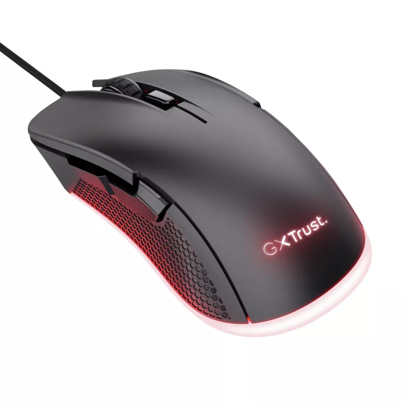 Trust GXT 922 YBAR pelė, skirta žaidimams, dešiniarankiams, USB Type-A, optinė, 7200 DPI