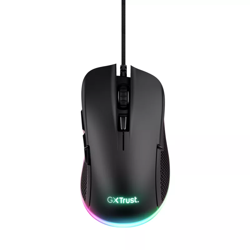 Trust GXT 922 YBAR pelė, skirta žaidimams, dešiniarankiams, USB Type-A, optinė, 7200 DPI