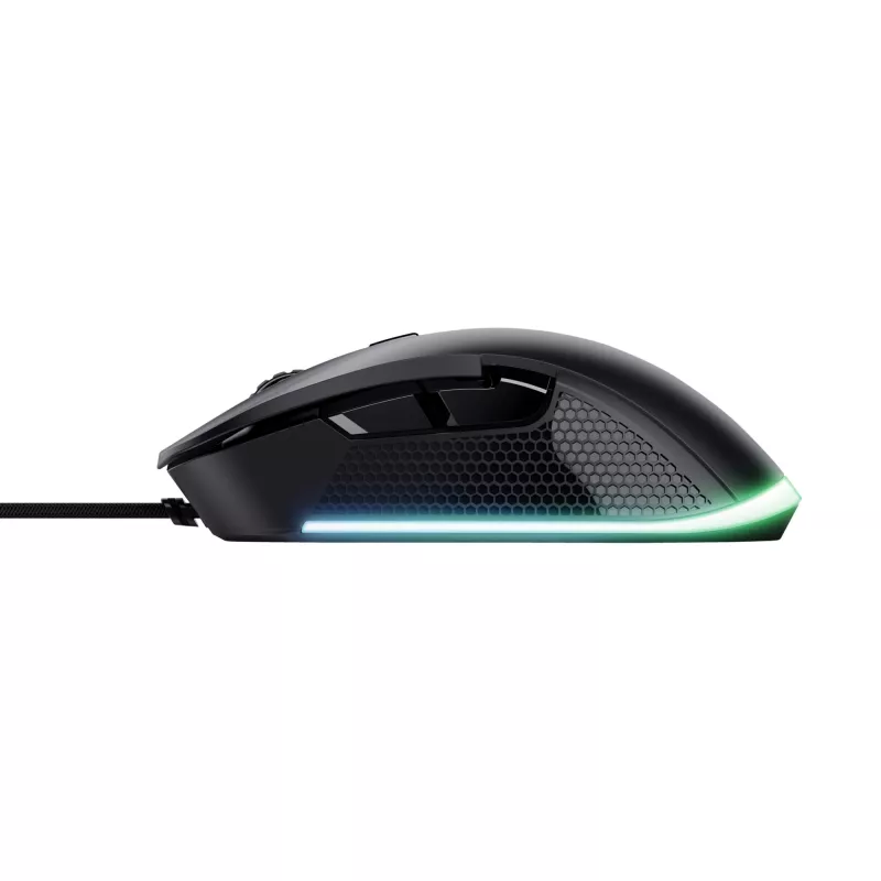 Trust GXT 922 YBAR pelė, skirta žaidimams, dešiniarankiams, USB Type-A, optinė, 7200 DPI