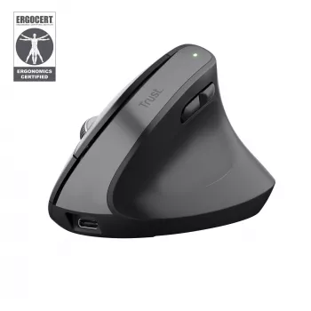 „Trust Bayo+“ pelė biurui dešiniarankiams belaidė RF + Bluetooth optinė 2400 DPI