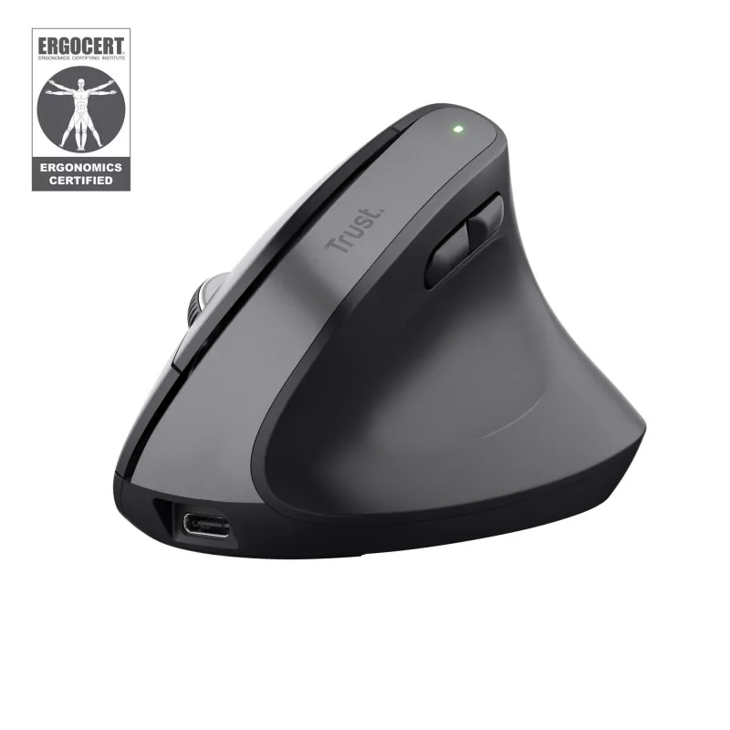 „Trust Bayo+“ pelė biurui dešiniarankiams belaidė RF + Bluetooth optinė 2400 DPI
