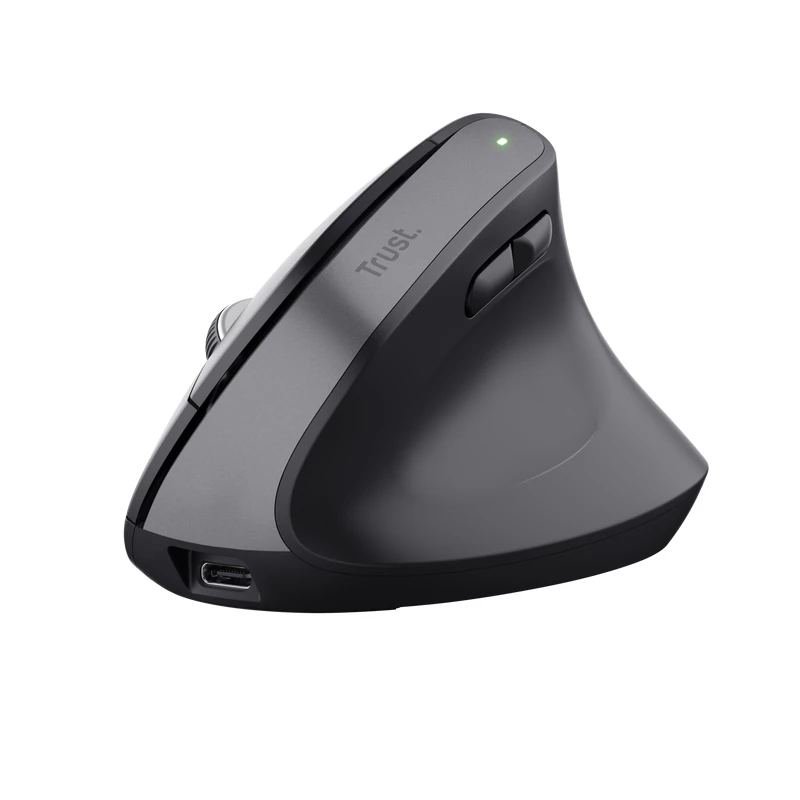 „Trust Bayo+“ pelė biurui dešiniarankiams belaidė RF + Bluetooth optinė 2400 DPI