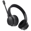 Trust Ayda ausinės laidinės ir belaidės galvos juostos skambučiams / muzikai USB-C Bluetooth juodos