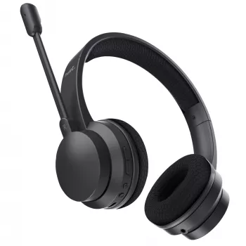Trust Ayda ausinės laidinės ir belaidės galvos juostos skambučiams / muzikai USB-C Bluetooth juodos