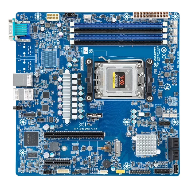 Pagrindinė plokštė GIGABYTE MC13-LE0 AMD B650 lizdas AM5 mikro ATX, 4× DDR5, M.2, SATA III, RAID 0/1/10