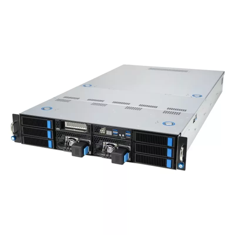ASUS 90SF0251-M004X0 serverio platforma Intel C741 Rack (2U) juoda, plieninė
