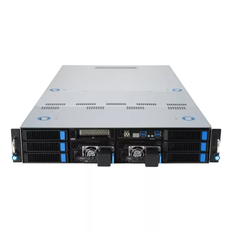 ASUS 90SF0251-M004X0 serverio platforma Intel C741 Rack (2U) juoda, plieninė