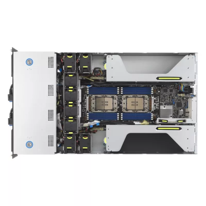 ASUS 90SF0251-M004X0 serverio platforma Intel C741 Rack (2U) juoda, plieninė