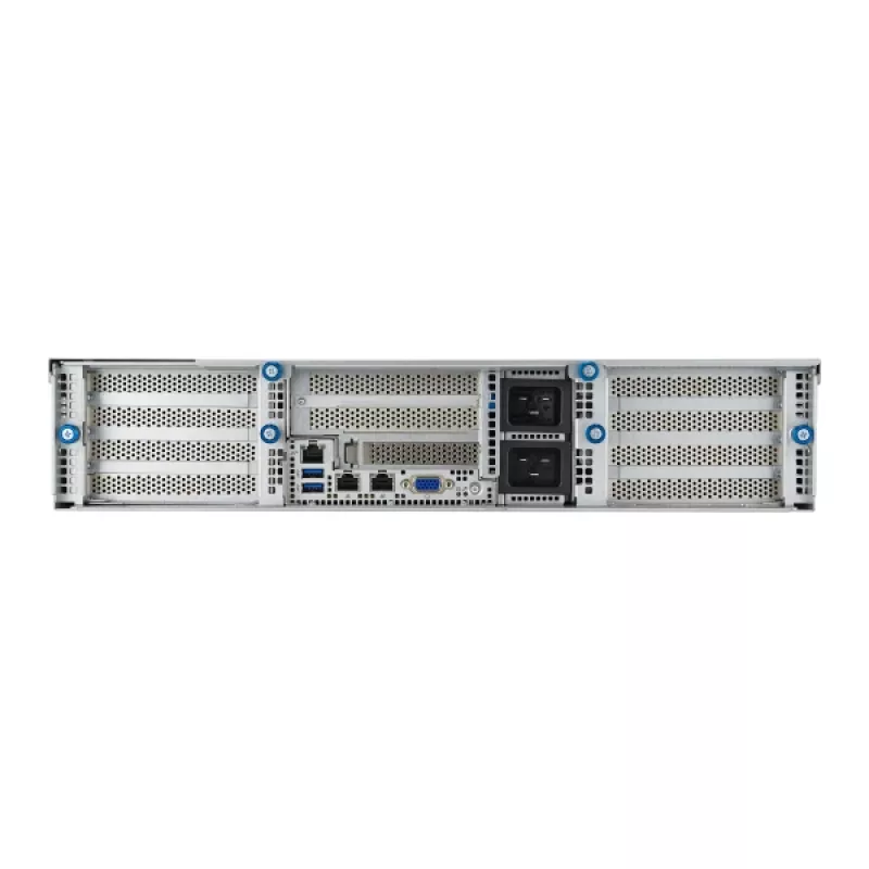 ASUS 90SF0251-M004X0 serverio platforma Intel C741 Rack (2U) juoda, plieninė