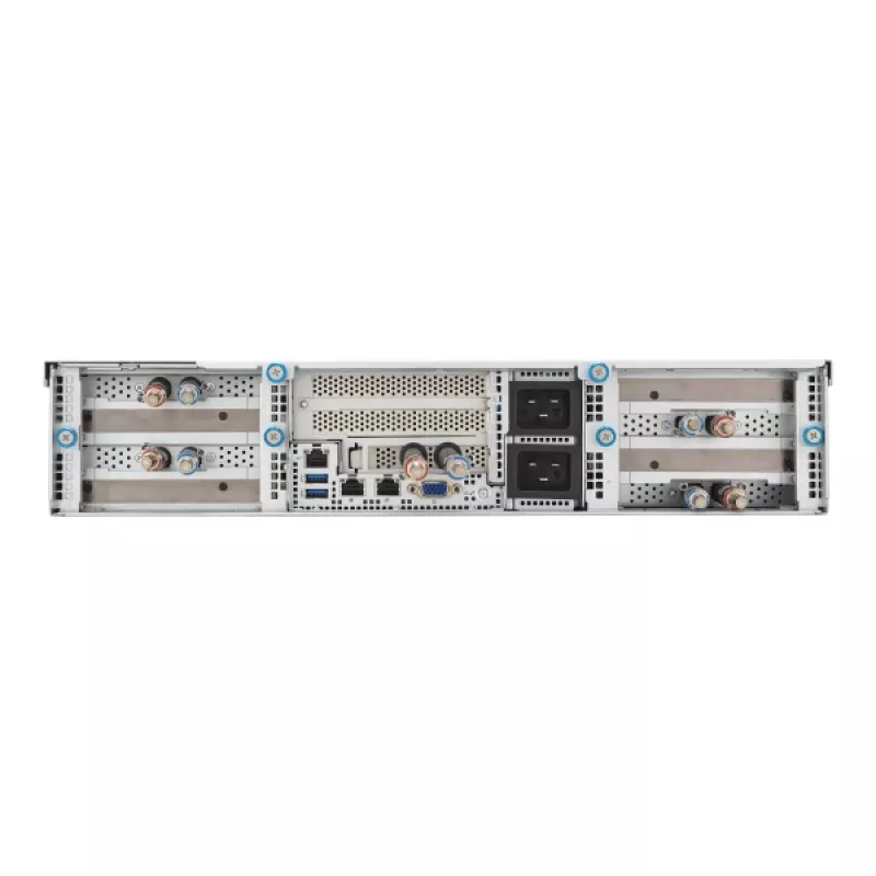 ASUS 90SF0251-M004X0 serverio platforma Intel C741 Rack (2U) juoda, plieninė