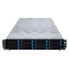 ASUS RS521A-E12-RS12U Socket SP5 Rack (2U) Juoda, Sidabrinė